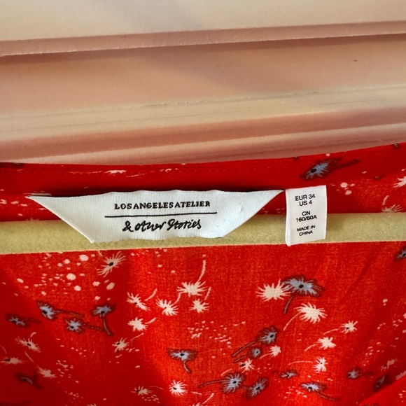 &other stories mini floral dress in US 4 - Picture 2 of 7